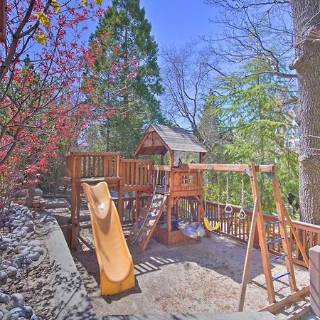 Stunning Lake Arrowhead Home Decks And Hot Tub Exteriör bild