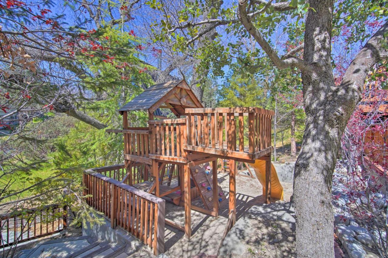 Stunning Lake Arrowhead Home Decks And Hot Tub Exteriör bild