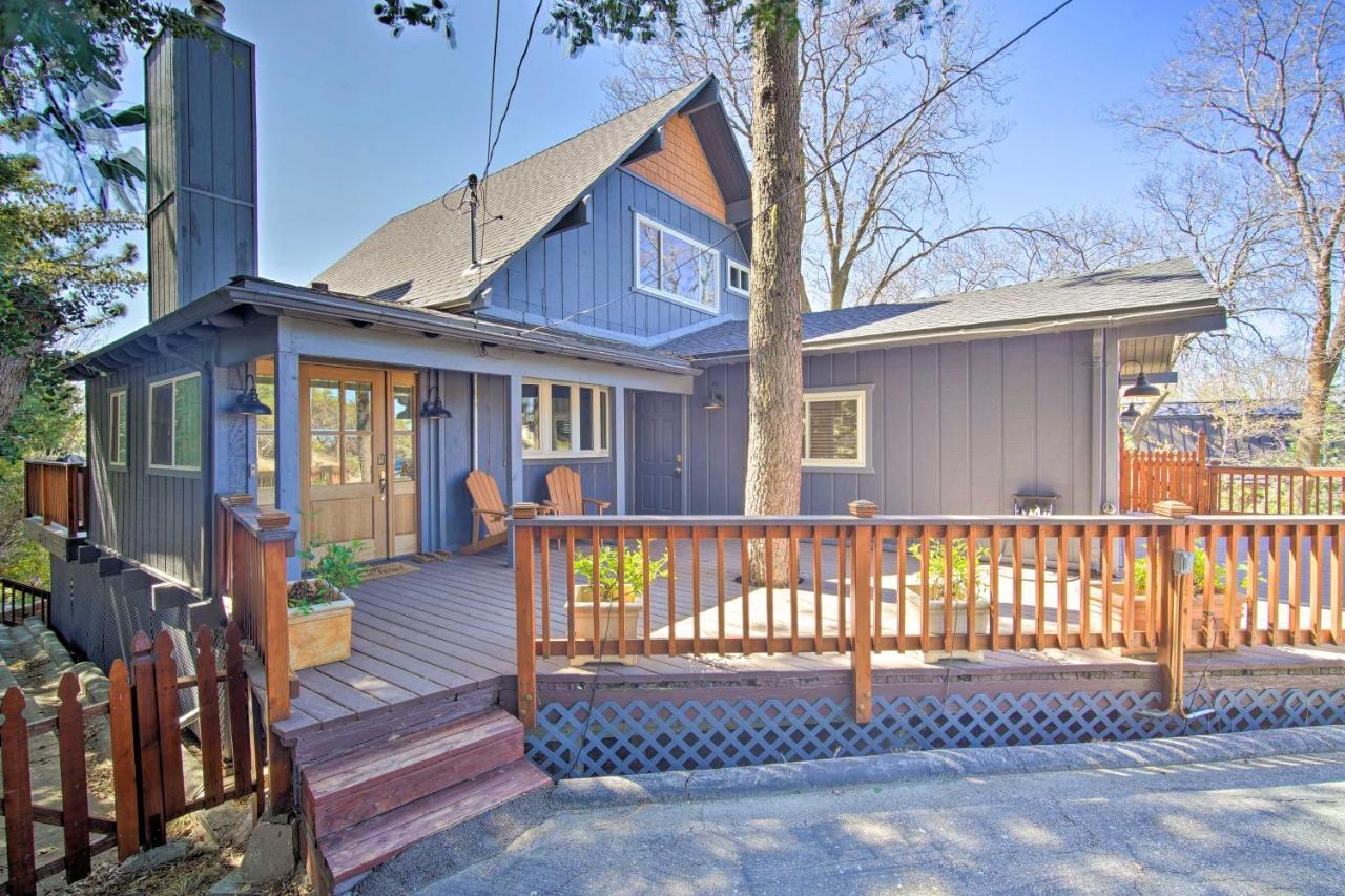 Stunning Lake Arrowhead Home Decks And Hot Tub Exteriör bild